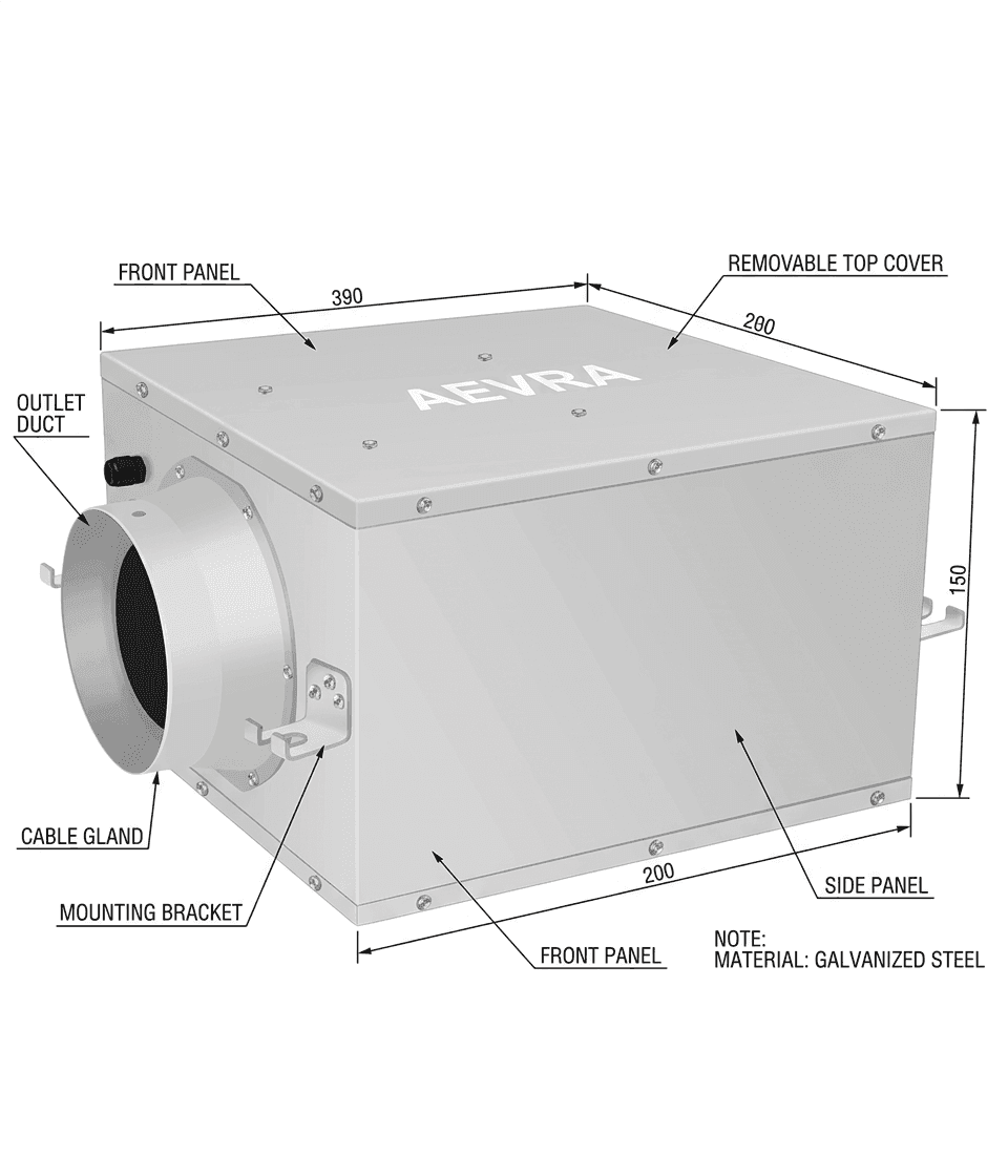 FAS Inverter Purification Low Noise Ventilation